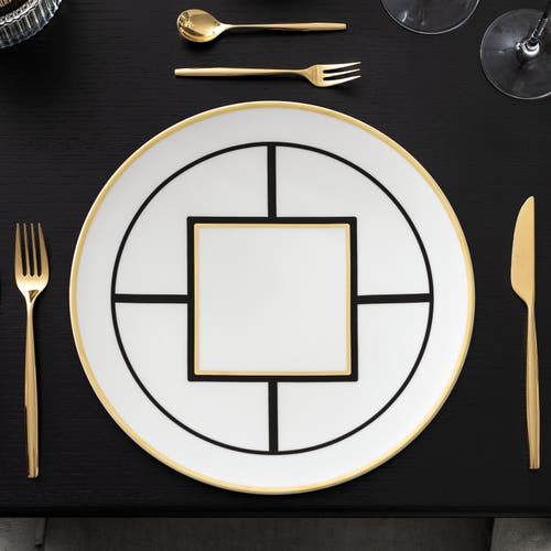 Villeroy & Boch Metro Chic Salad Plate With White Rim In White