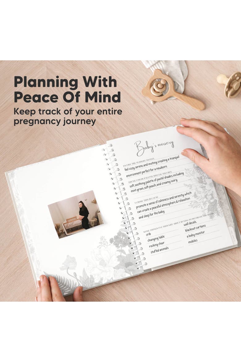 Blossom Pregnancy Journal, Alternate, color, Clay
