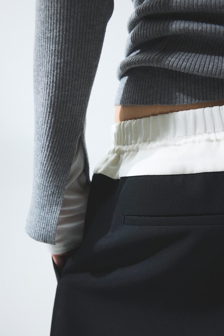 Rib-knit Top, Alternate, color, Gray melange