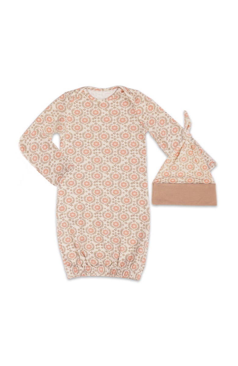 Everly Grey Analise During & After 5-Piece Maternity/Nursing Sleep Set for Mom & Baby, Alternate, color, Bohemian