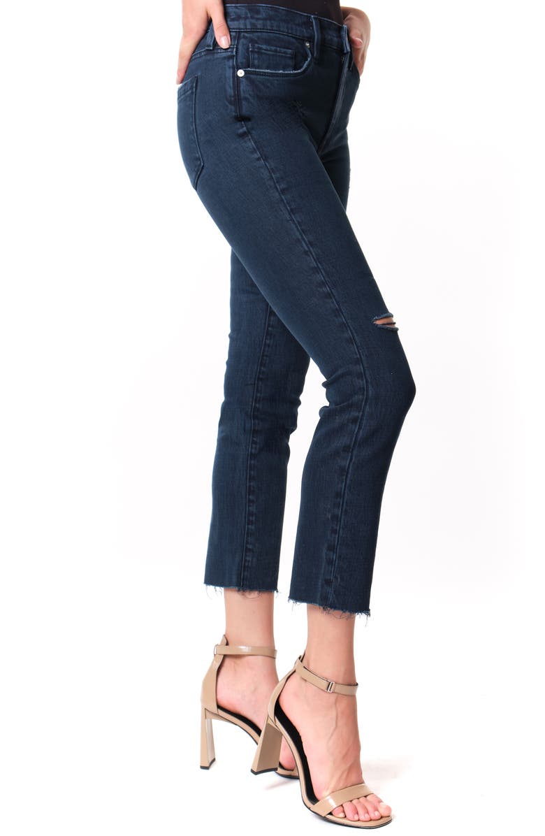 BLANKNYC The Madison Ripped Straight Leg Jeans, Alternate, color, 