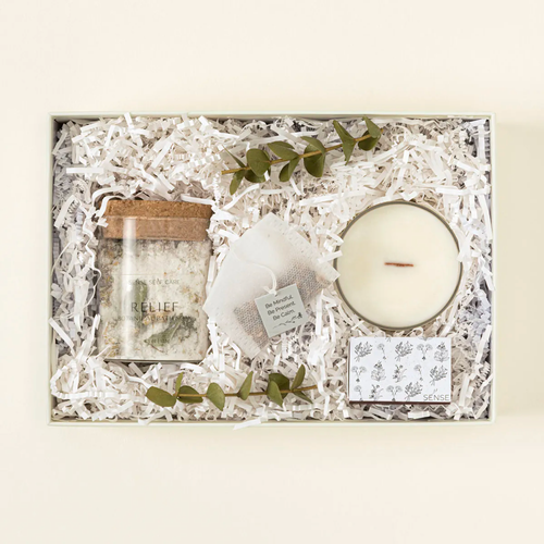 Uncommon Goods Soothing Eucalyptus Meditation Bath Set By Sense Self Care In Multi