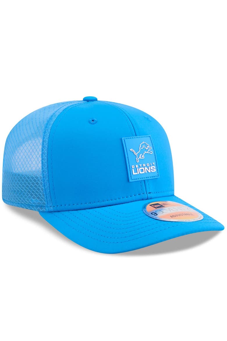Men's New Era Blue Detroit Lions 2025 Sideline  9SEVENTY Trucker Adjustable Hat, Alternate, color, Blue