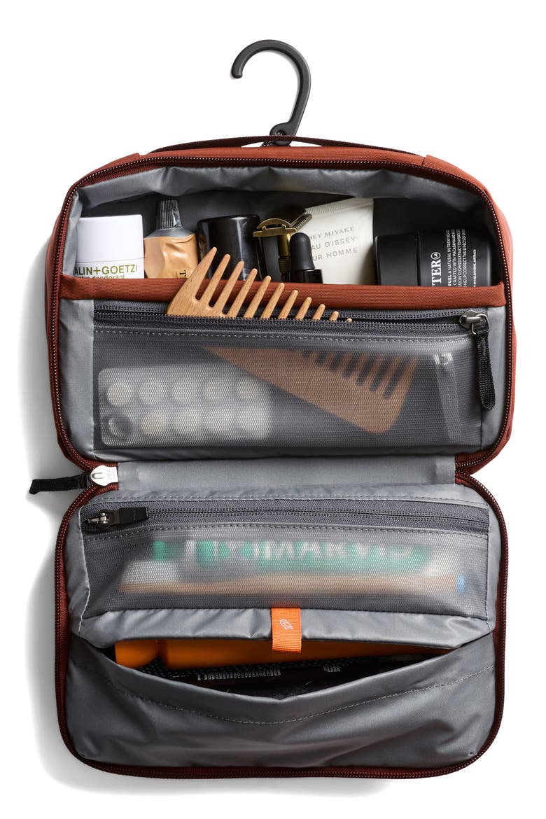 Hanging Water Resistant Toiletry Kit, Alternate, color, CLAY