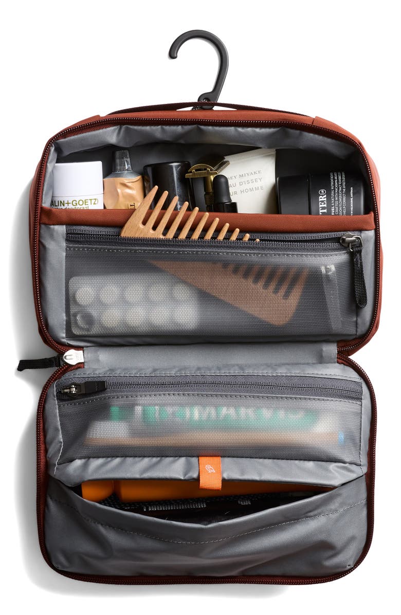Bellroy Hanging Water Resistant Toiletry Kit, Alternate, color, Clay