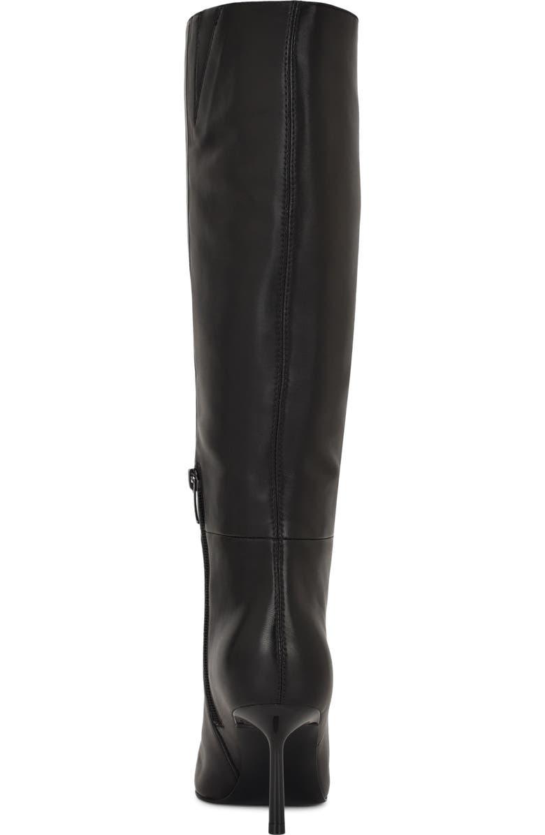 Nine West Nomas Pointed Toe Knee High Boot, Alternate, color, Black