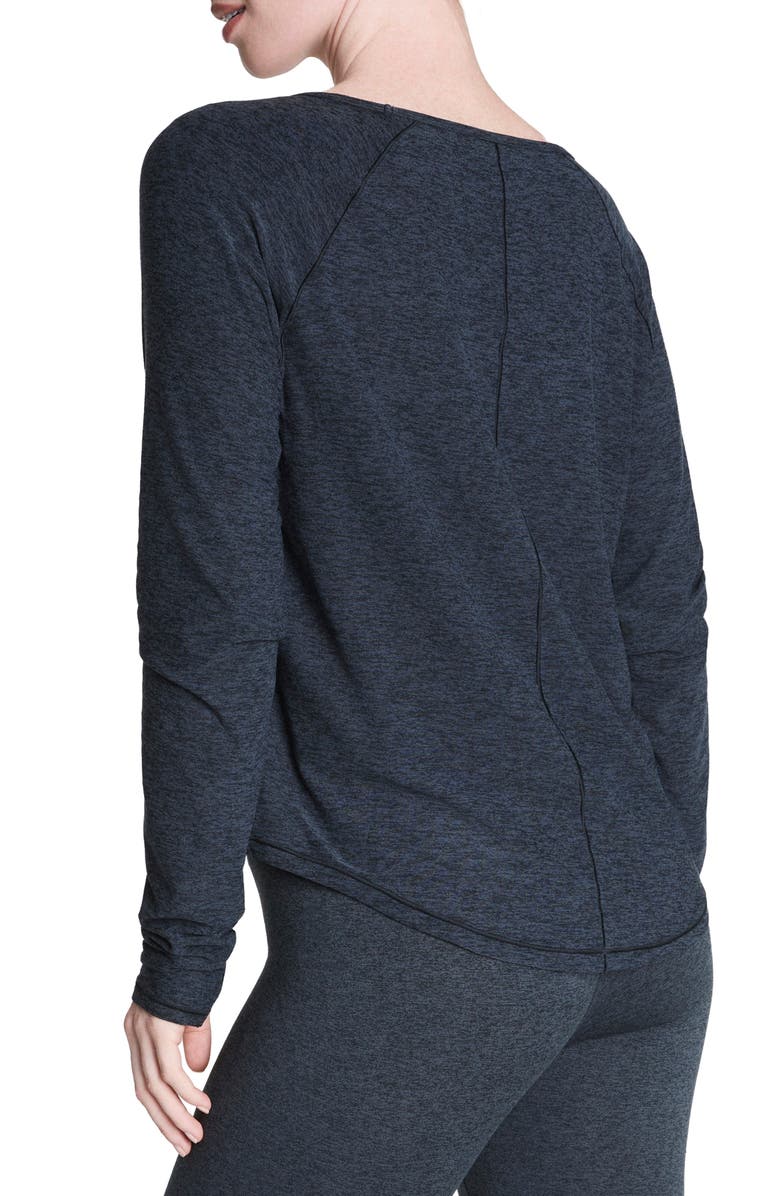 SPANX<sup>®</sup> SoftStretch Long Sleeve Top, Alternate, color, Very Black