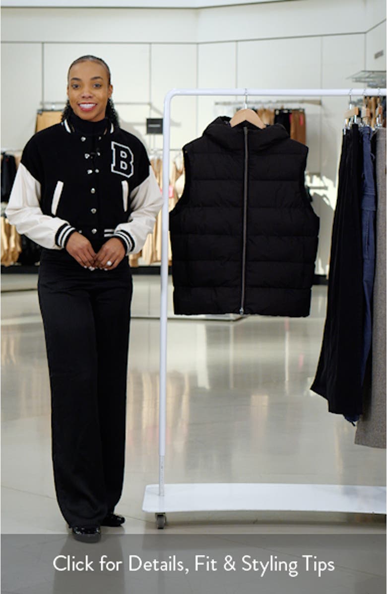 Water Repellent Hooded Quilted Vest, sales video thumbnail