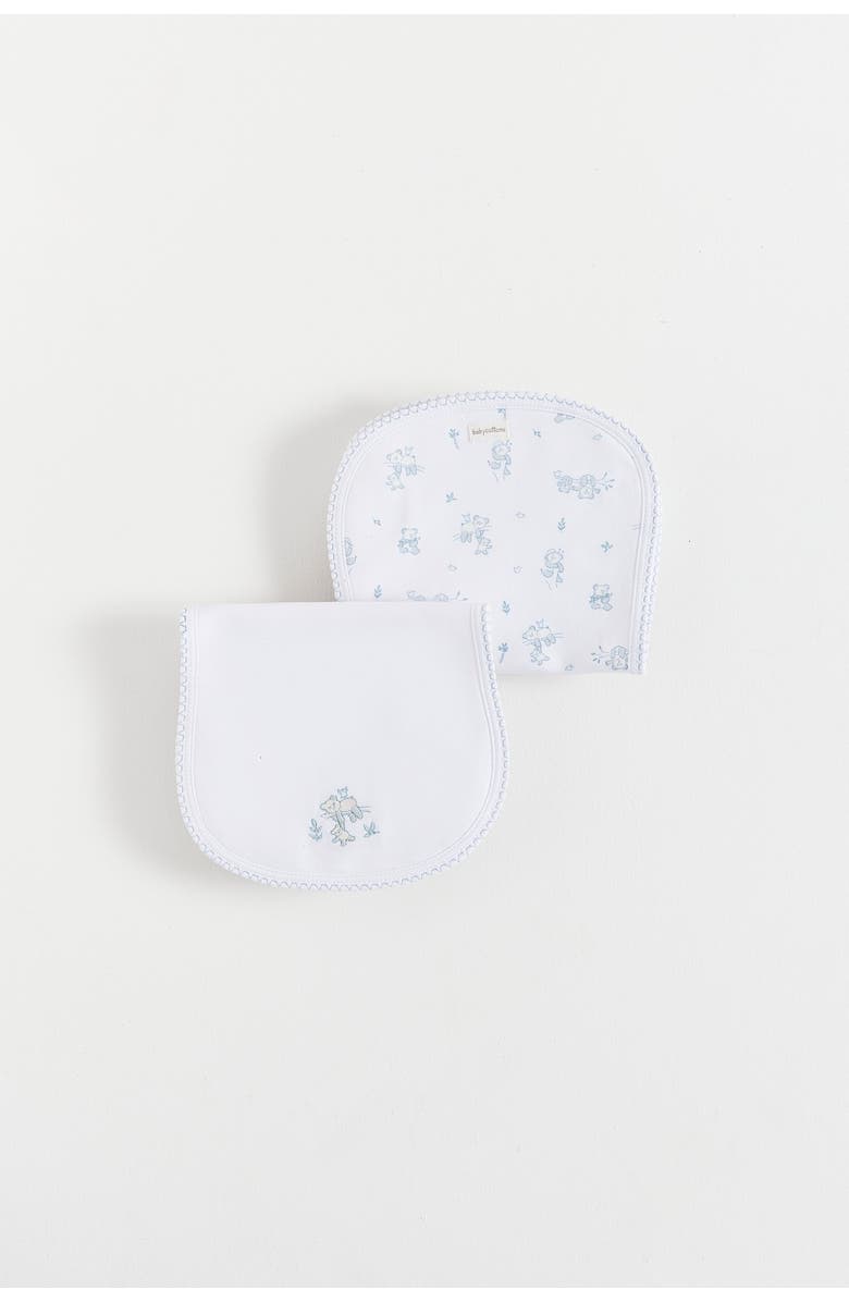 Babycottons Little Panda Curve Burps 2-Pack, Main, color, Grey