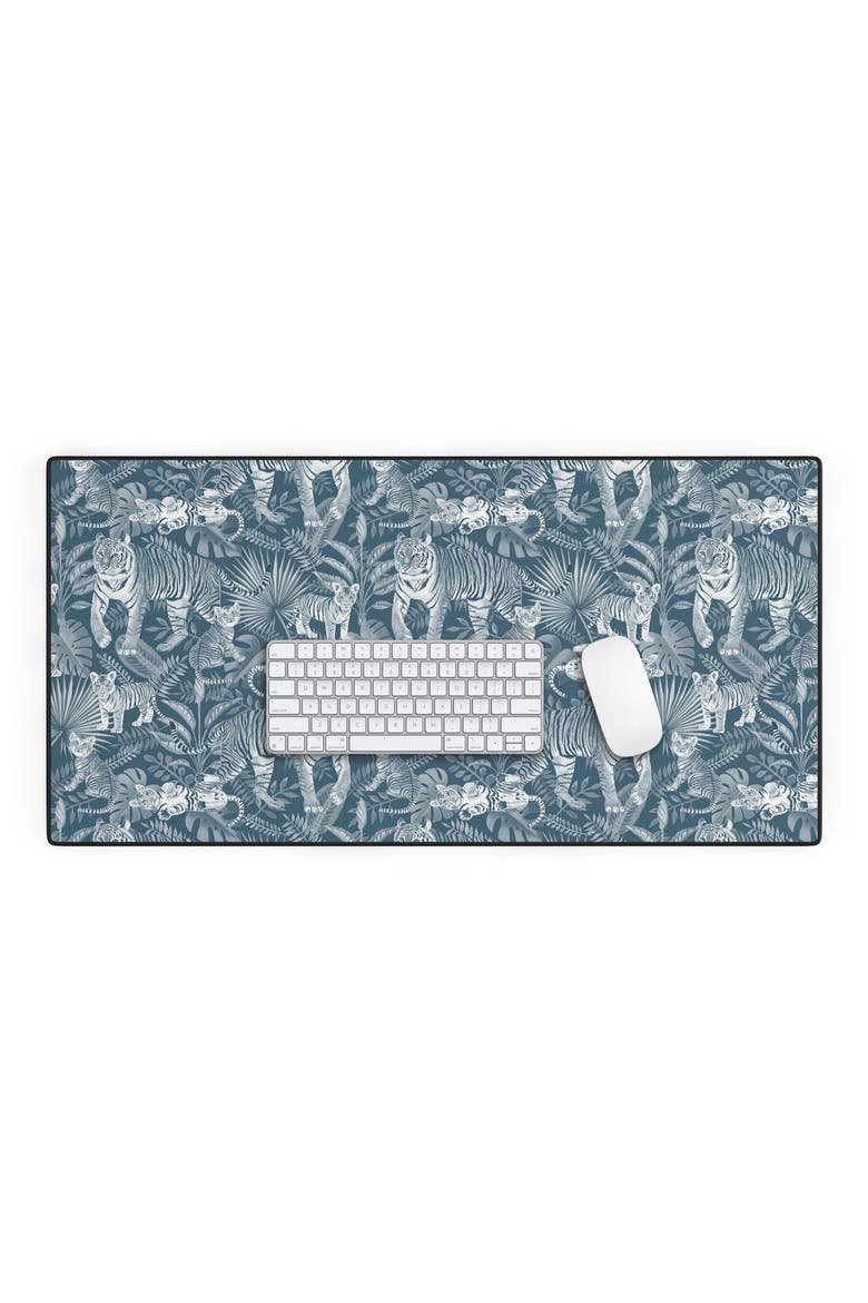 Julia Madoka Family of Tigers Desk Mat, Alternate, color, MULTI