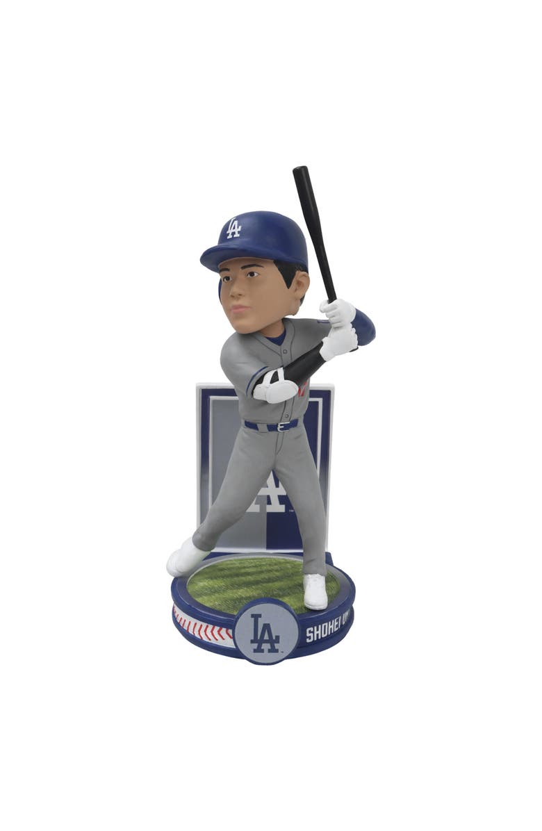 FOCO Shohei Ohtani (LA Dodgers) (Gray Jersey Batting) Banner Series MLB Bobblehead, Main, color, Multi-Color