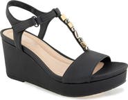Reaction Kenneth Cole Cabo T-Strap Wedge Platform Sandal