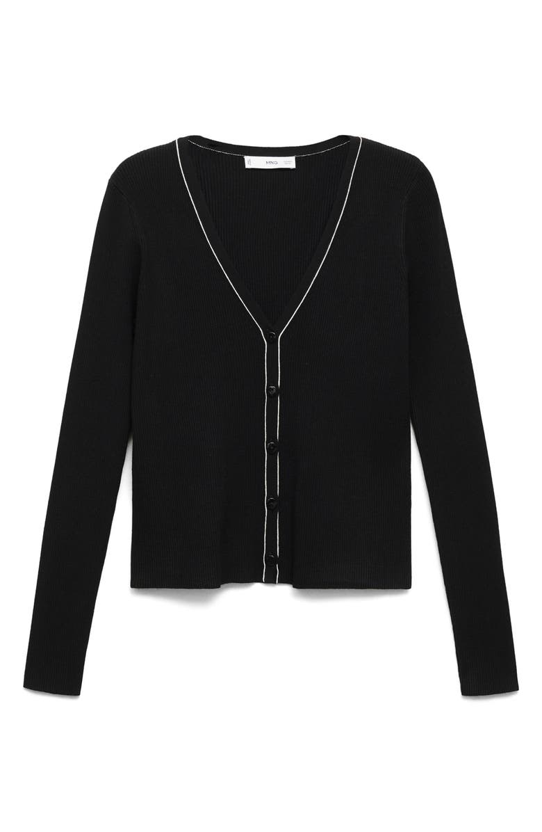 MANGO V-Neck Cardigan, Alternate, color,