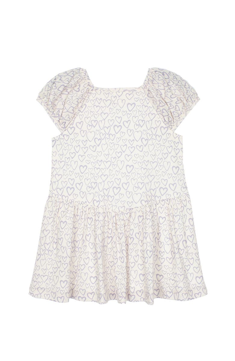 Mabel + Honey Mabel and Honey Zoey Dress - Girls' Purple Heart Tiered Dress, Nordstrom Exclusive., Alternate, color, Purple