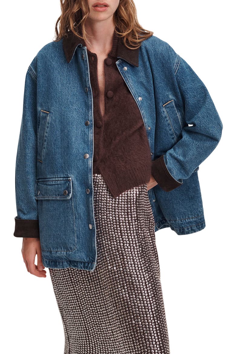 Cassidy Denim Jacket, Alternate, color, CANDICE