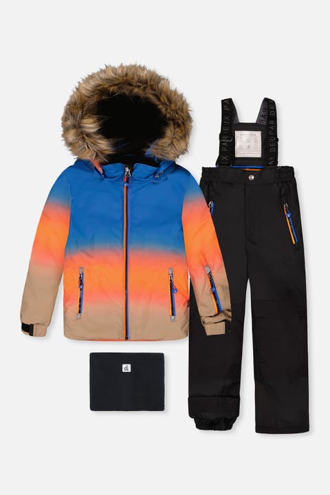 Play Gradient Jacket & Reinforced Pants Two Piece Snowsuit