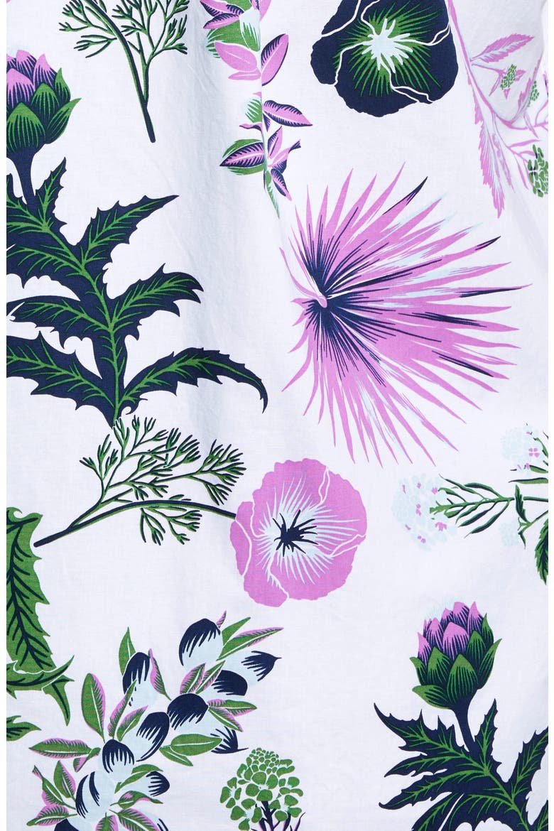 Califas Floral Short Sleeve Button-Up Shirt, Alternate, color, CALIFAS-WHITE