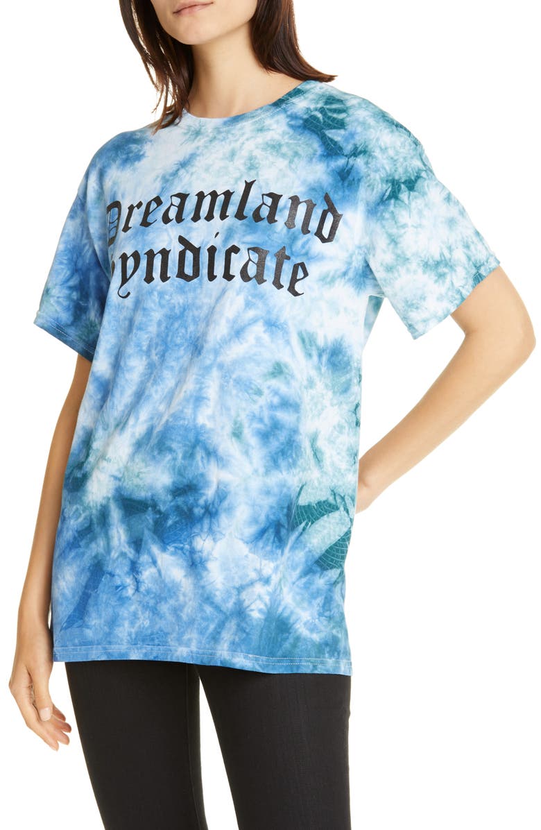 Dreamland Syndicate Ocean Tie Dye Tee, Main, color, 