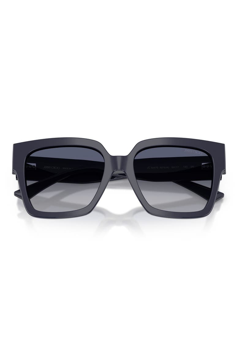 54mm Gradient Square Sunglasses, Alternate, color, NAVY / GREY GRADIENT BLUE