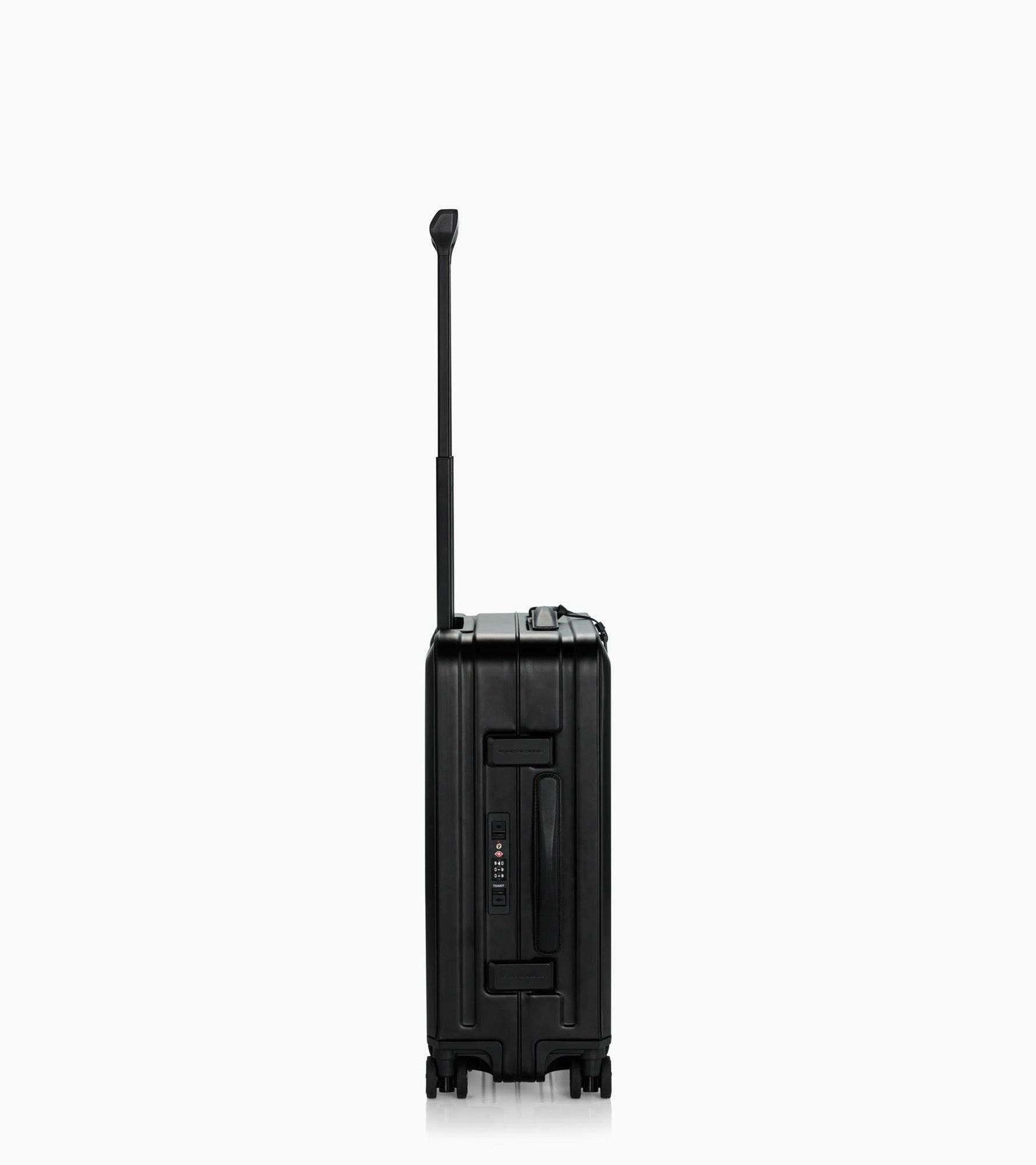 Porsche Design Roadster 21" Carry-on Aluminum Spinner, Alternate, color, Black