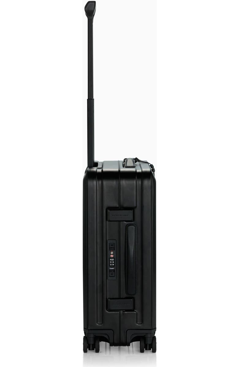 Porsche Design Roadster 21" Carry-on Aluminum Spinner, Alternate, color, Black