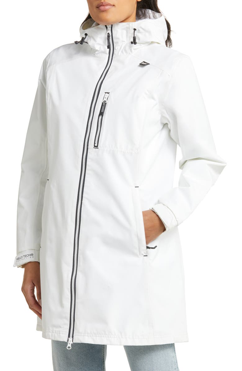 Helly Hansen Belfast Waterproof Hooded Jacket, Alternate, color, White