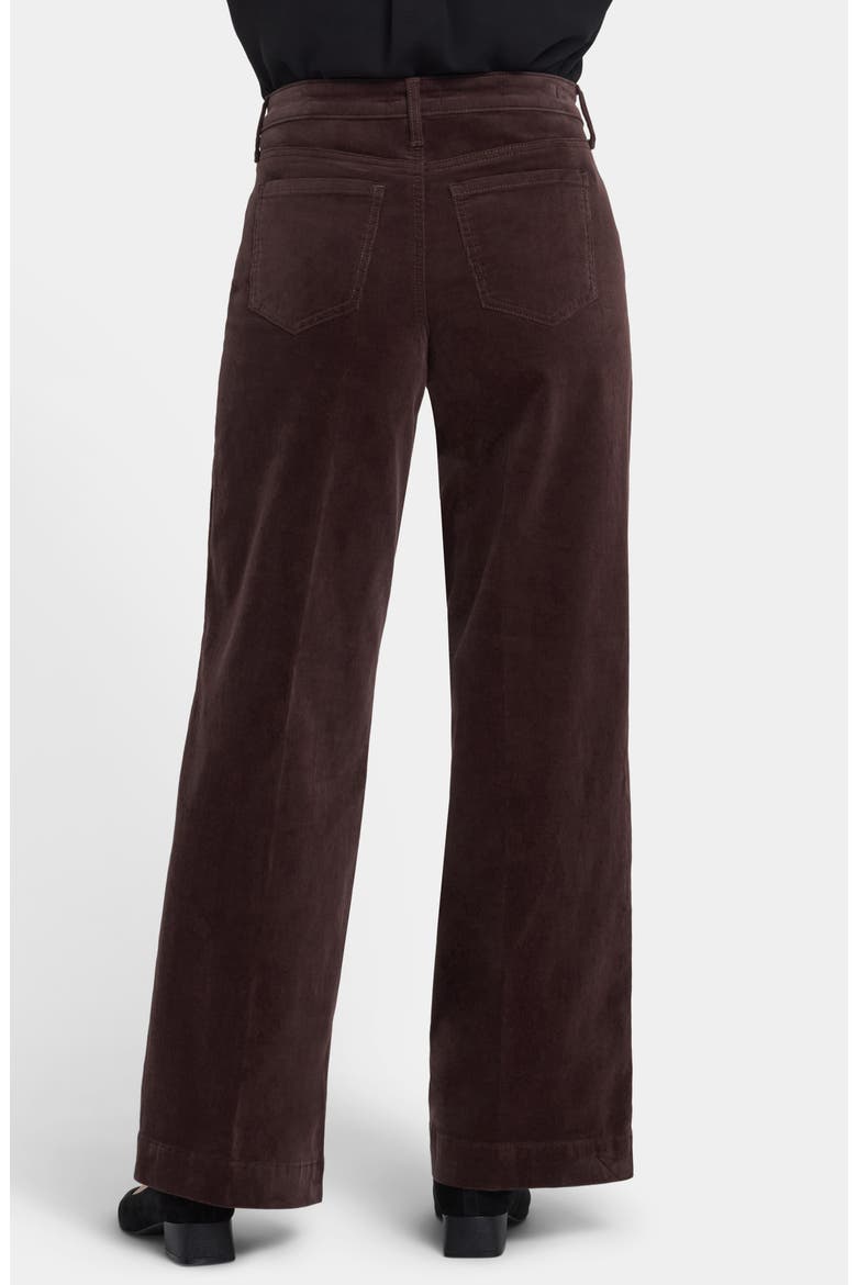 Teresa Wide Leg Corduroy Pants, Alternate, color, BITTER CHOCOLATE