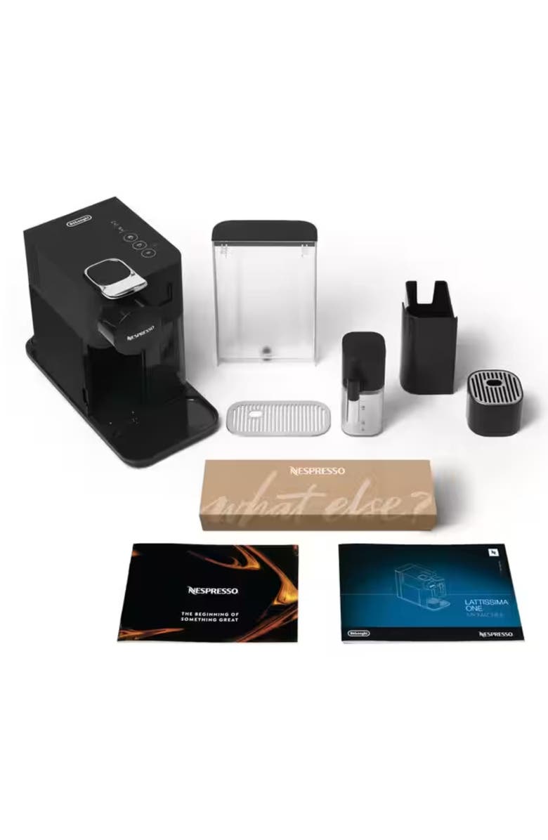Nespresso Lattissima One Coffee Machine, Alternate, color, Black