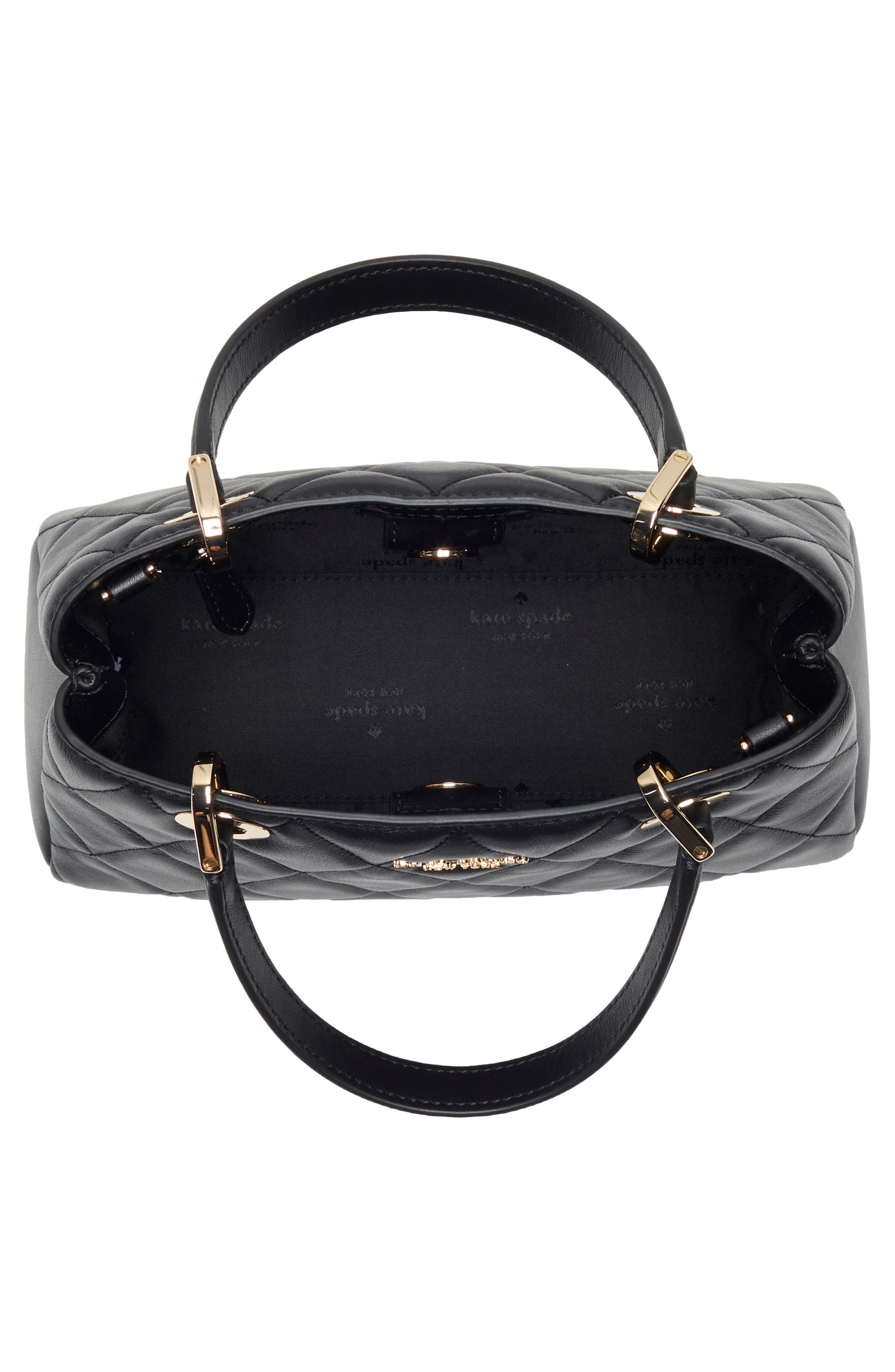 Kate Spade New York carey small quilted sullivan satchel bag, Alternate, color, 