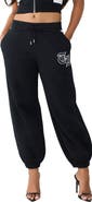 True Religion Logo Embellished Pocket Joggers