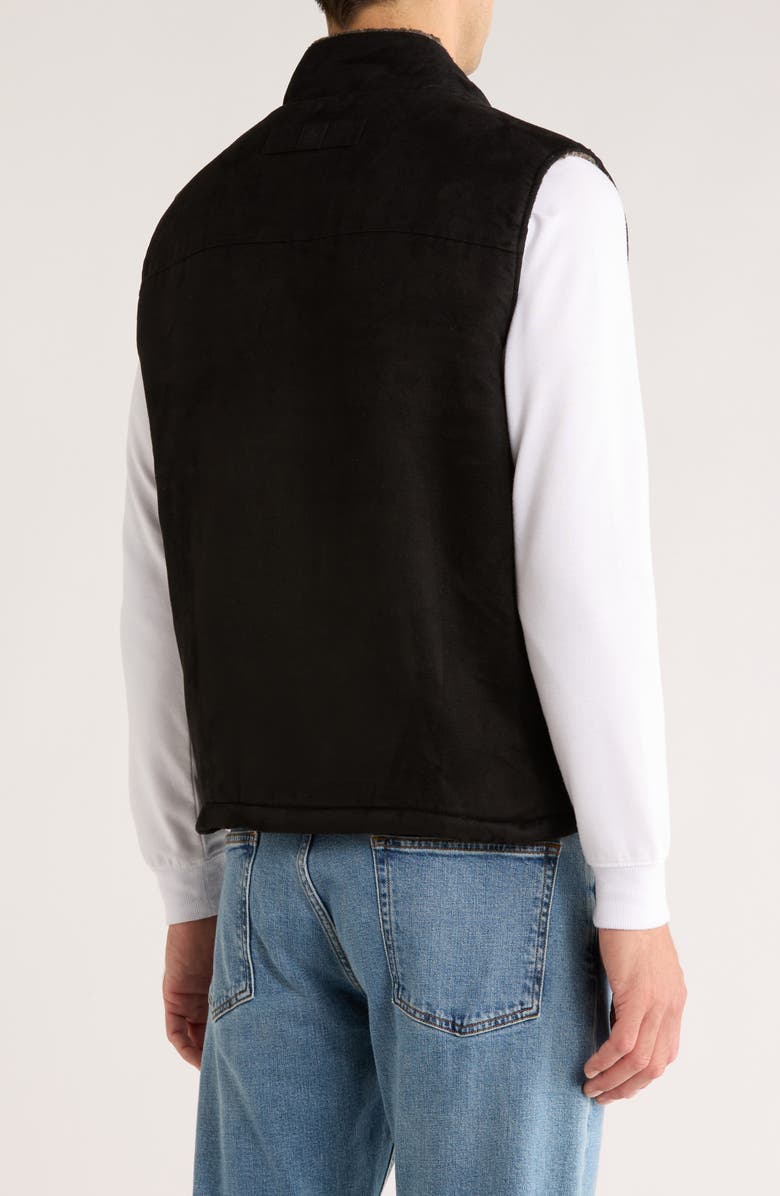 Rainforest Faux Shearling Lined Faux Suede Vest, Alternate, color,