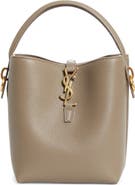 Saint Laurent Small Le 37 Leather Bucket Bag
