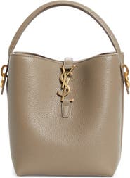 Saint Laurent Small Le 37 Leather Bucket Bag
