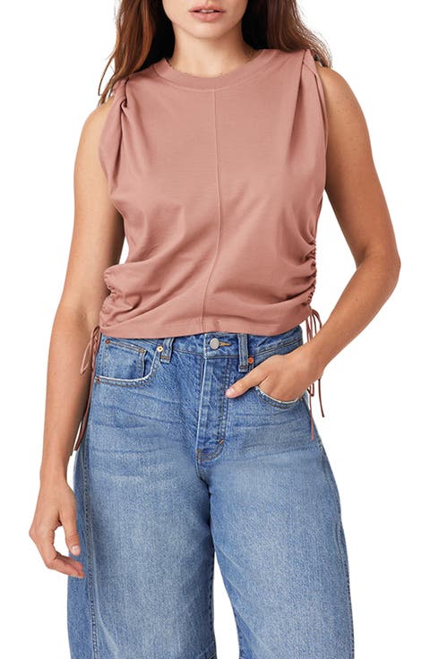 The Luna Cinched Cotton Top