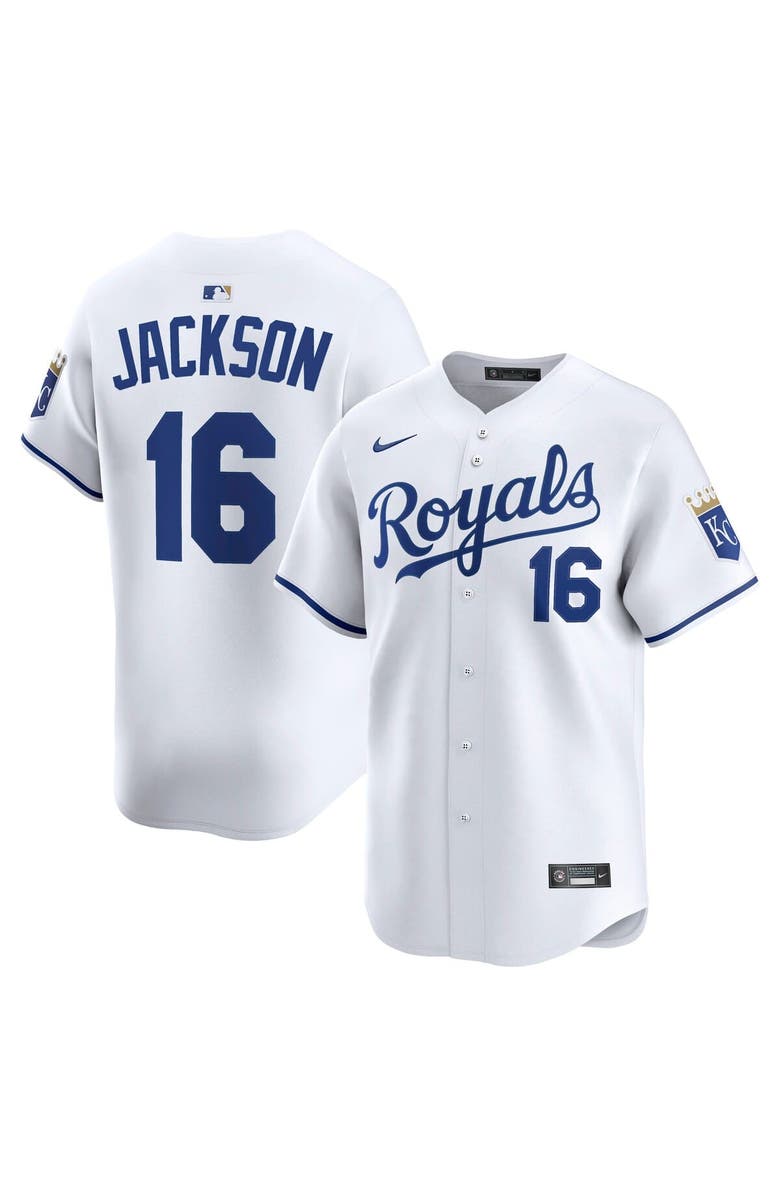 Nike Men's Nike Bo Jackson White Kansas City Royals Home Limited Player Jersey, Alternate, color, White