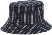 Vince Messa Stripe Hemp Bucket Hat