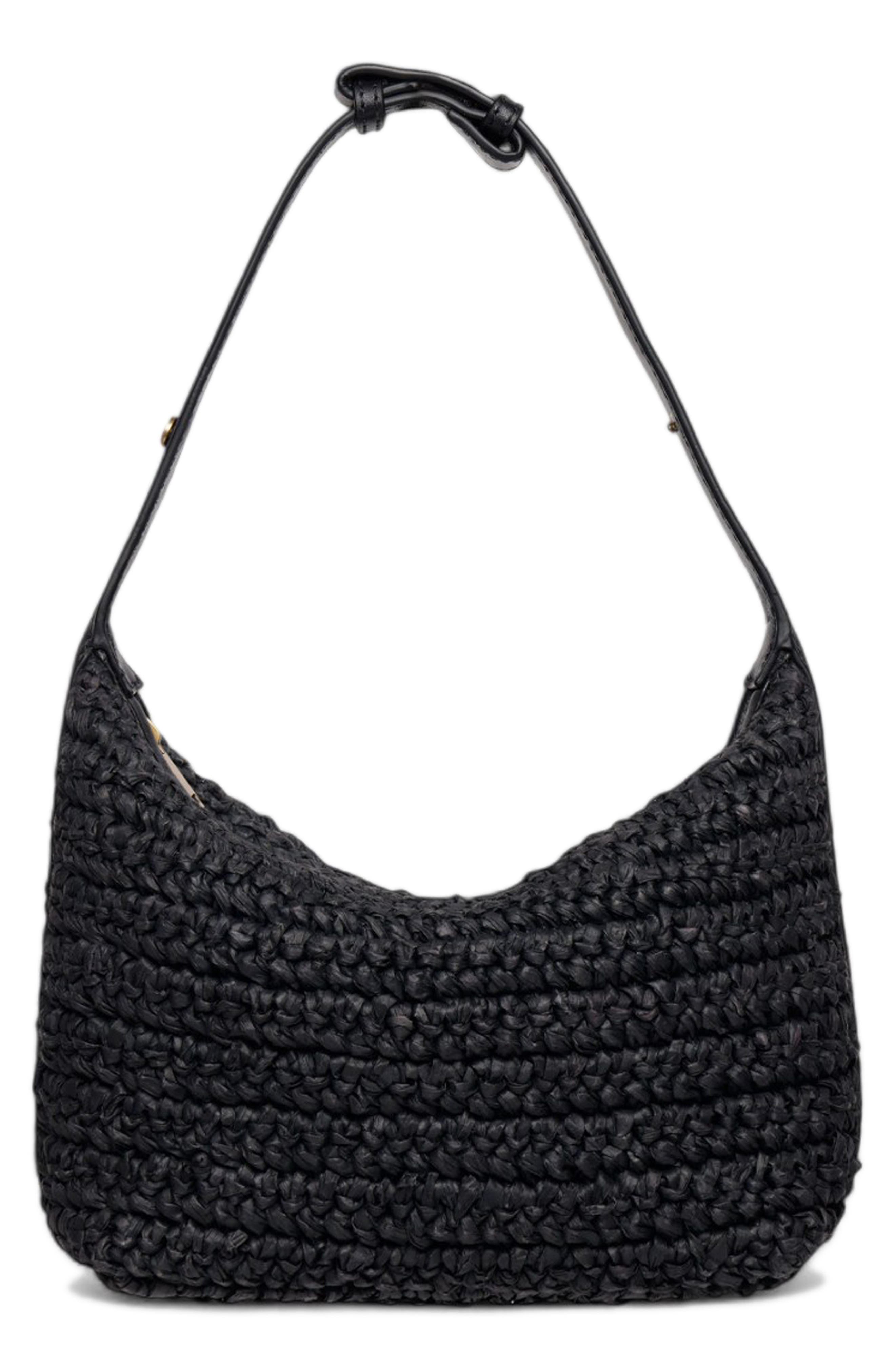 Walter Baker Beck Convertible Raffia Shoulder Bag