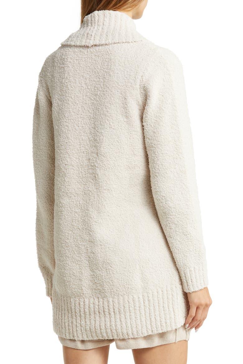 CozyChic™ Chenille Circle Cardigan, Alternate, color, SEASHELL