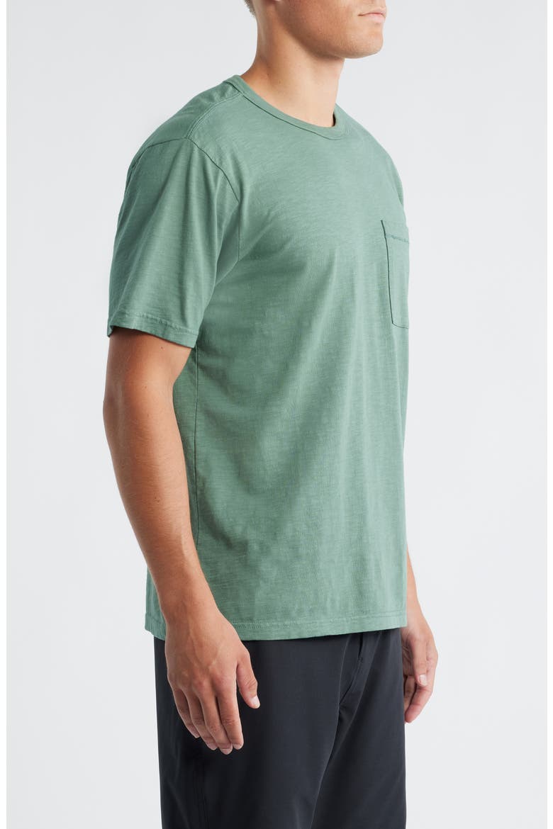 Well Worn Organic Cotton T-Shirt, Alternate, color, SLATE GREEN