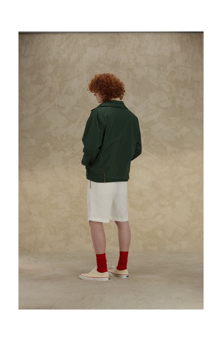 Fortela Coach Nylon Jacket, Alternate, color, Green