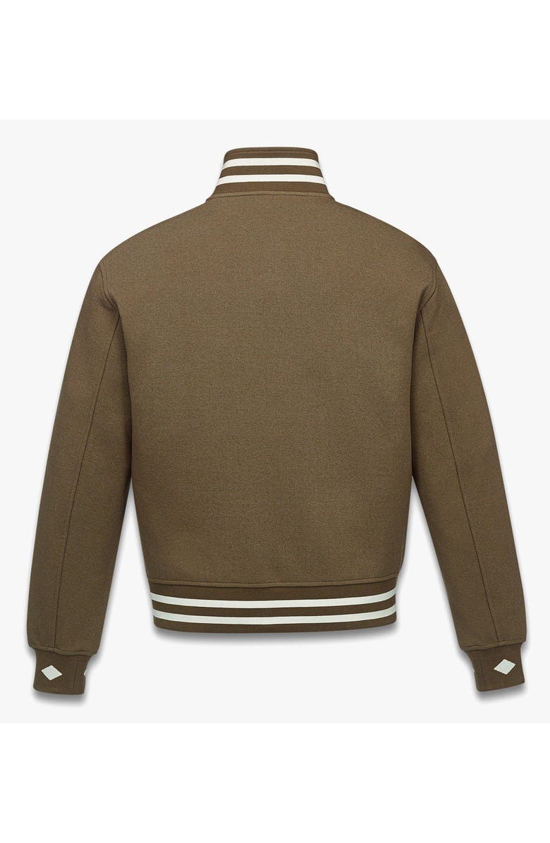 MCM Essential Logo Ponte Track Jacket, Alternate, color, Green