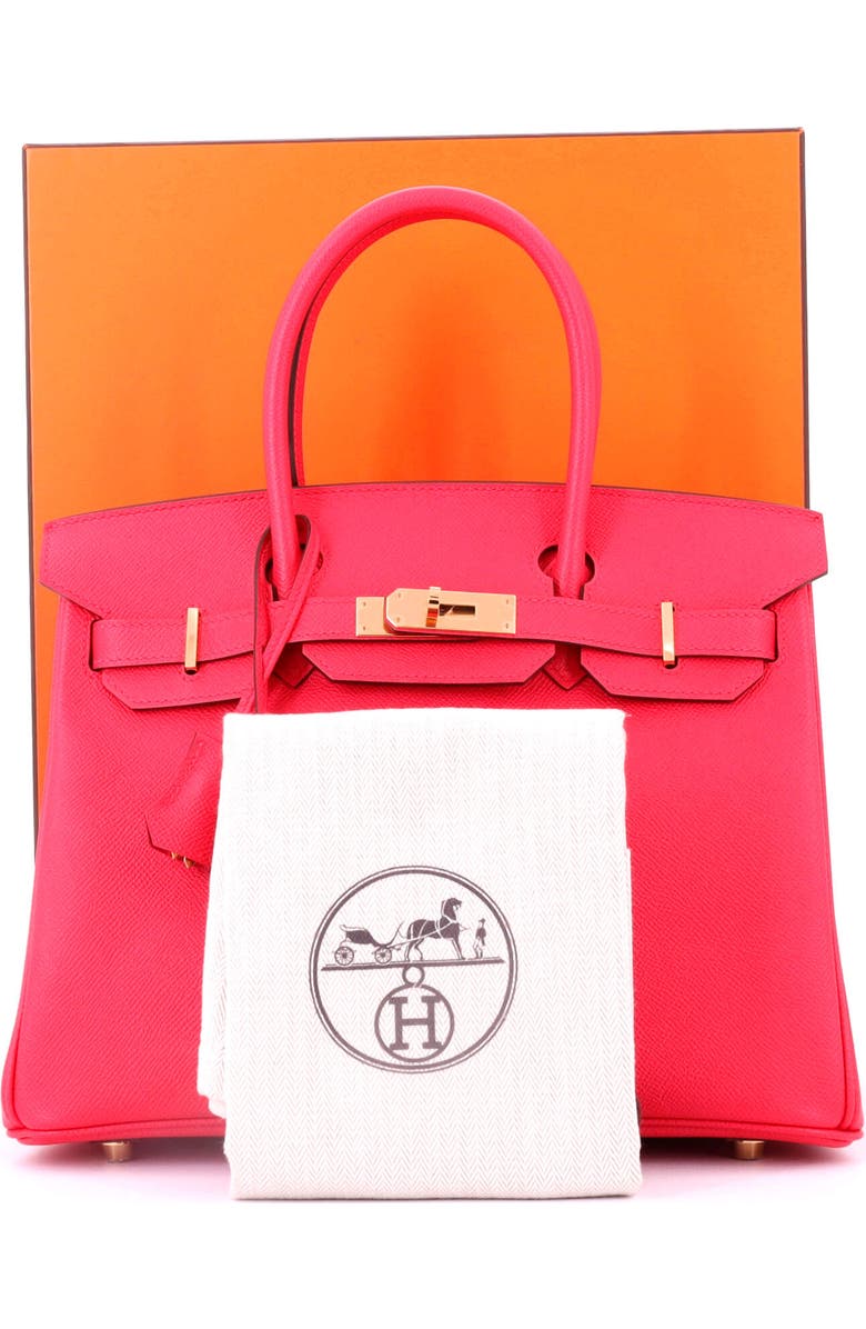 Pre-Owned Hermes Birkin Handbag Pink Epsom with Gold Hardware 30, Alternate, color, Bougainvillier
