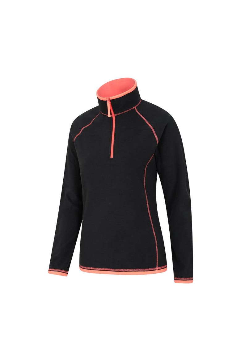 Montana Half Zip Fleece Top, Alternate, color, Jet Black