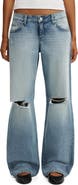 Cotton On Low Rise Ripped Straight Leg Jeans