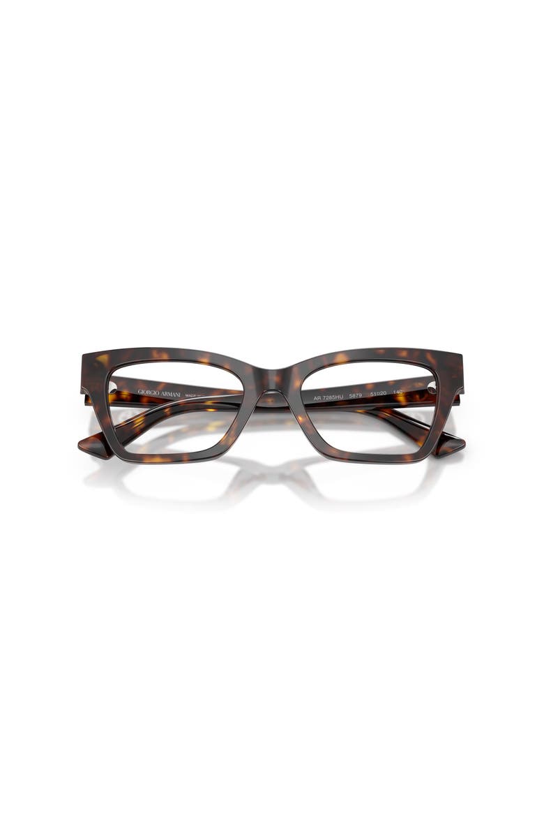 51mm Cat Eye optical glasses, Alternate, color, Tortoise