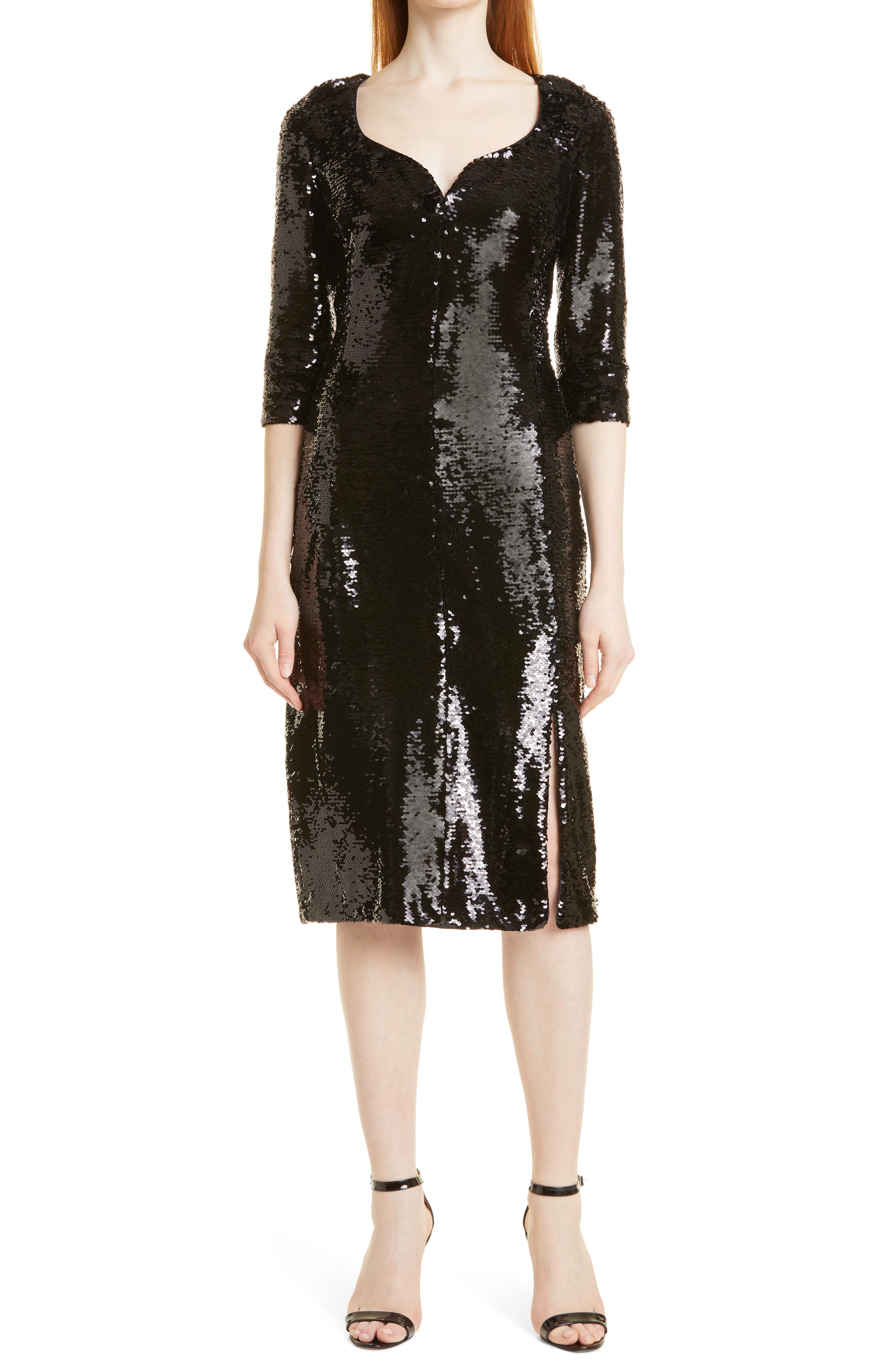 BOSS Dihera Sequin Cocktail Dress
