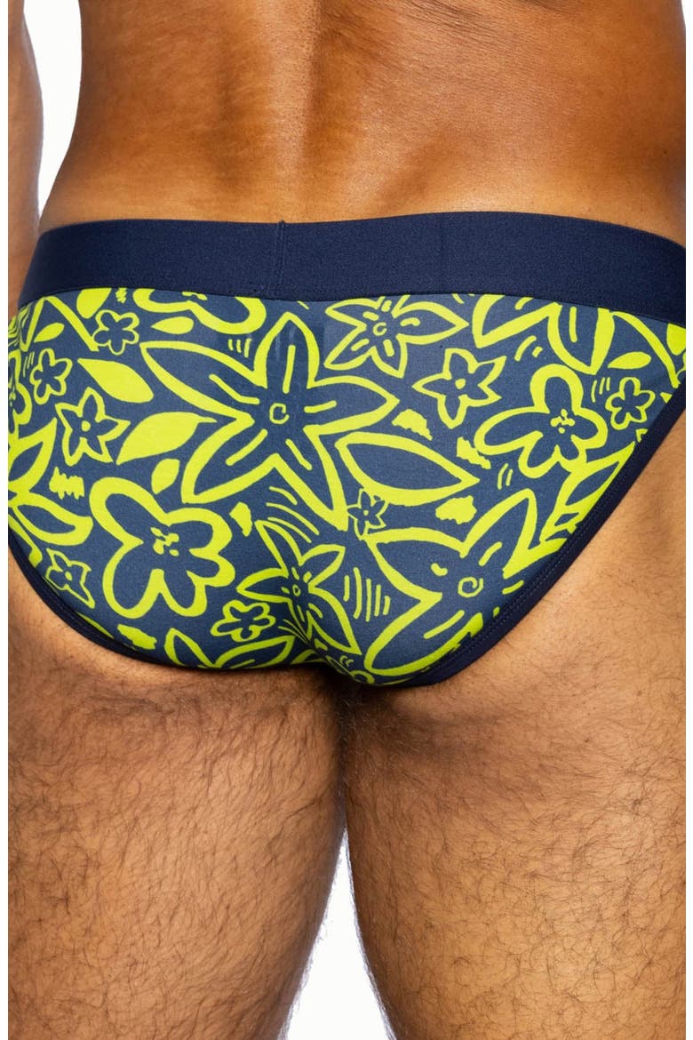 Stretch Cotton Jock Briefs, Alternate, color, FLOWER PARTY