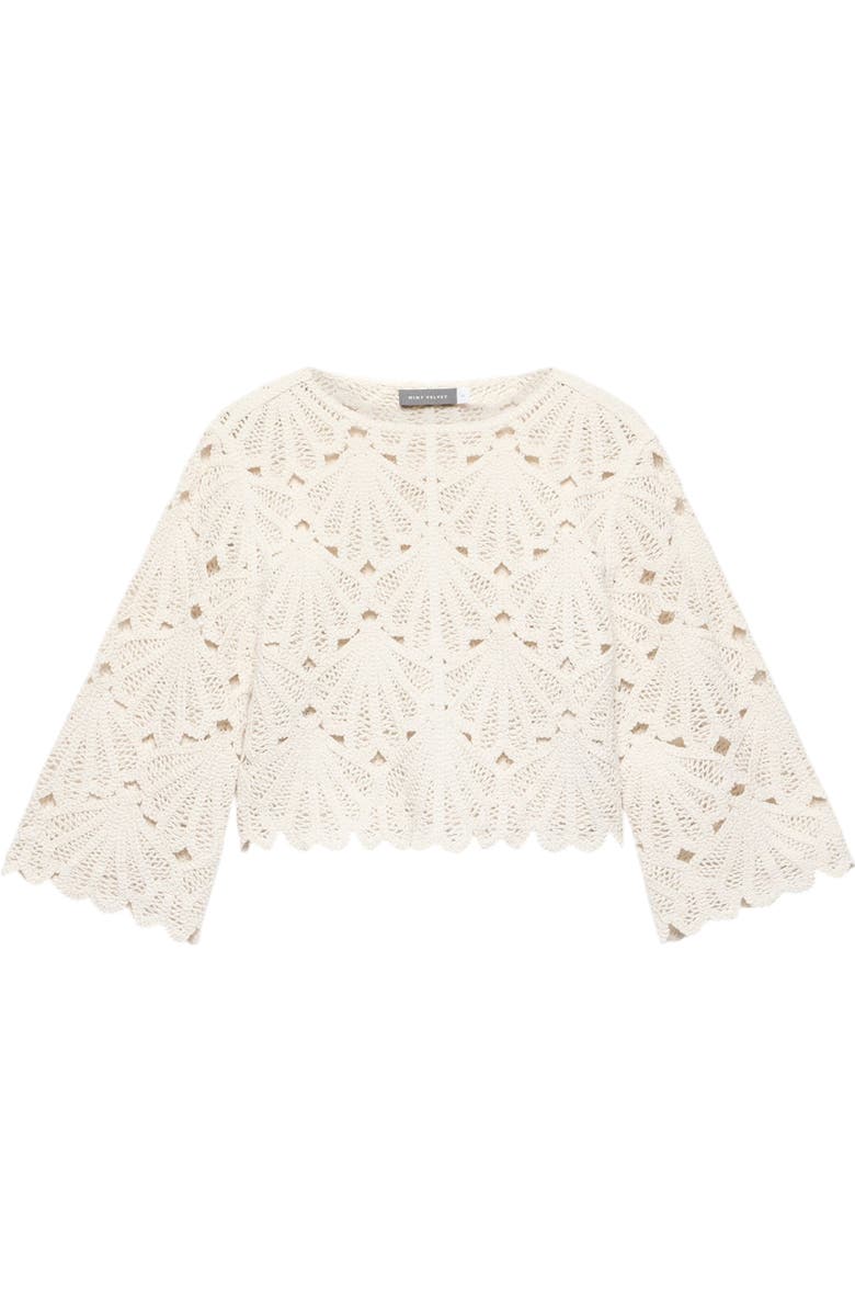 MINT VELVET Crochet Knited Top, Alternate, color,