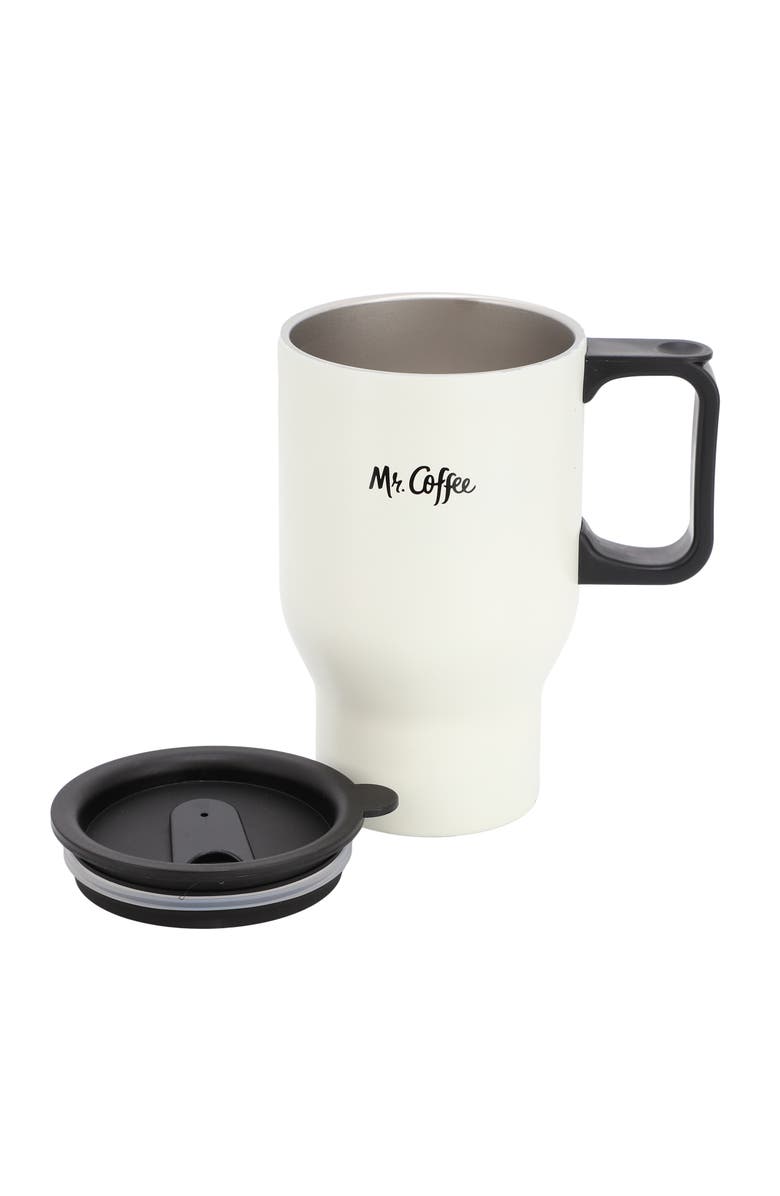 Mr. Coffee Javelin 2 Piece Thermal Bottle and Travel Mug Set, Alternate, color, White