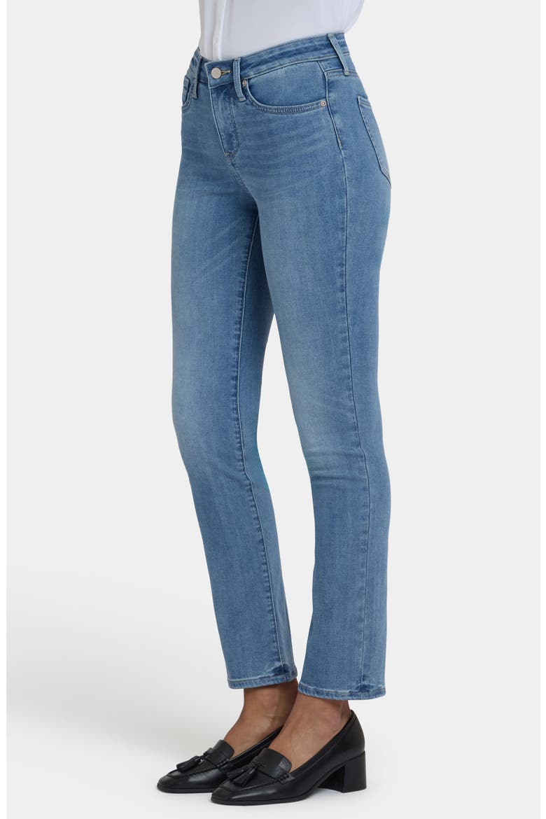 Sheri Slim Straight Leg Jeans, Alternate, color, BASTILLE SEA
